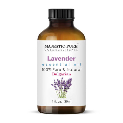 Majestic Pure Lavendelöl 100% rein & natürlich – 30 ml mit Glas-Dropper – ideal für Diffuser, Aromatherapie, Seifen- und Kerzenherstellung