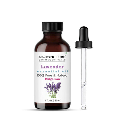 Majestic Pure Lavendelöl 100% rein & natürlich – 30 ml mit Glas-Dropper – ideal für Diffuser, Aromatherapie, Seifen- und Kerzenherstellung
