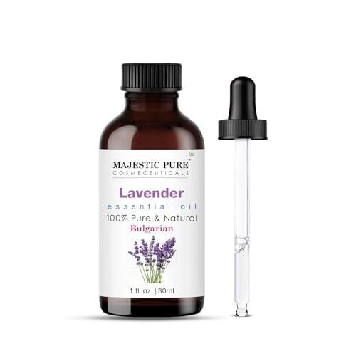 Majestic Pure Lavendelöl 100% rein & natürlich – 30 ml mit Glas-Dropper – ideal für Diffuser, Aromatherapie, Seifen- und Kerzenherstellung