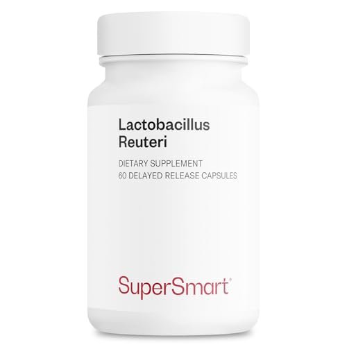 Supersmart Lactobacillus Reuteri 5 Milliarden KBE pro Tag Probiotikum – 60 Kapseln, Nicht-GVO & Glutenfrei