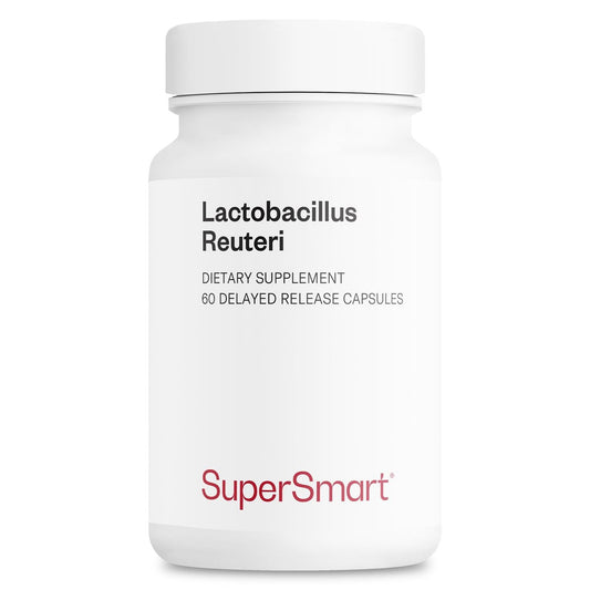 Supersmart Lactobacillus Reuteri 5 Milliarden KBE pro Tag Probiotikum – 60 Kapseln, Nicht-GVO & Glutenfrei