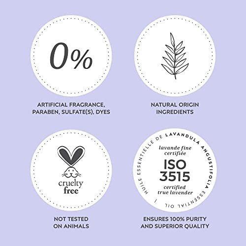 Bleu Lavande – Natürliche Lavendel Handcreme – Hergestellt mit zertifiziertem Premium & 100 % reinem echten Lavendelöl – Nicht fettend – Beruhigend, tierversuchsfrei und vegan – Ohne künstliche Duftstoffe – 250 ml
