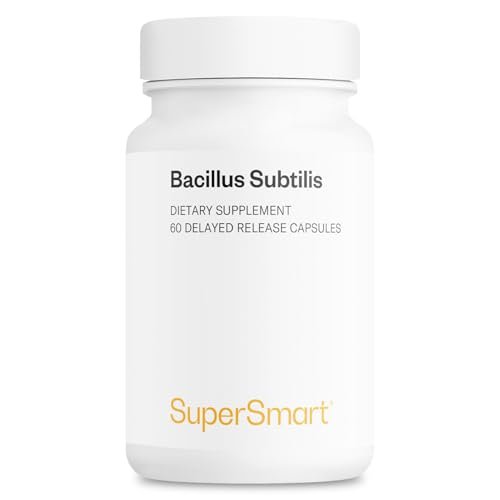 Supersmart Bacillus Subtilis 3 Milliarden KBE pro Tag – Hochwirksames Sporenprobiotikum, 60 DR-Kapseln