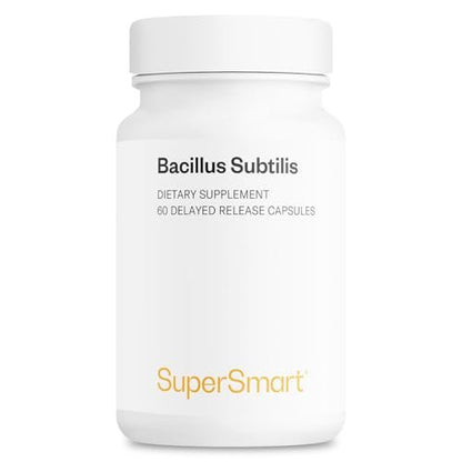 Supersmart Bacillus Subtilis 3 Milliarden KBE pro Tag – Hochwirksames Sporenprobiotikum, 60 DR-Kapseln