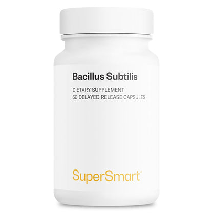 Supersmart Bacillus Subtilis 3 Milliarden KBE pro Tag – Hochwirksames Sporenprobiotikum, 60 DR-Kapseln