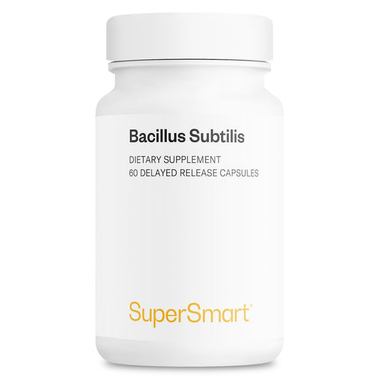 Supersmart Bacillus Subtilis 3 Milliarden KBE pro Tag – Hochwirksames Sporenprobiotikum, 60 DR-Kapseln