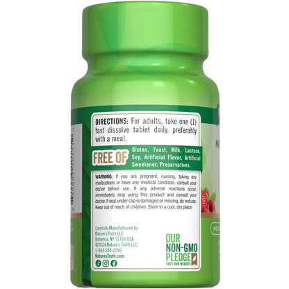 Nature's Truth B12 Vitamin Sublingual Tabletten | 1000 mcg | 120 Stück | Vegan, Non-GMO & Glutenfrei