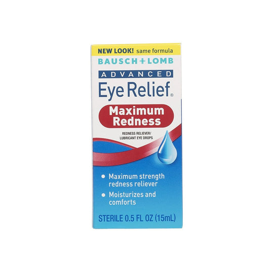 Bausch + Lomb Advanced Redness Relief Drops, 0,5 Unzen – 3er-Pack