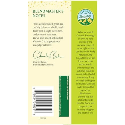 Celestial Seasonings Koffeinfreier Grüner Tee, 20 Teebeutel