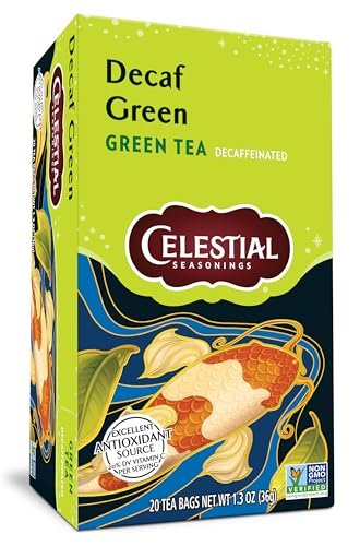 Celestial Seasonings Koffeinfreier Grüner Tee, 20 Teebeutel
