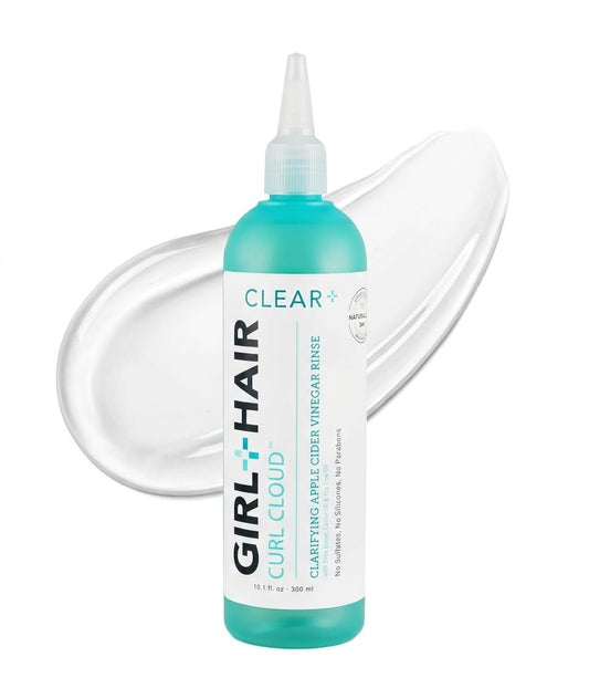 G+H CLEAR+ Apfelessig-Spülung | Klärende Formel zur Entfernung von Rückständen, gegen Schuppen & Juckreiz | Für gesundes, glänzendes & weiches Haar | Sulfat- & parabenfrei | 10,1 Fl Oz