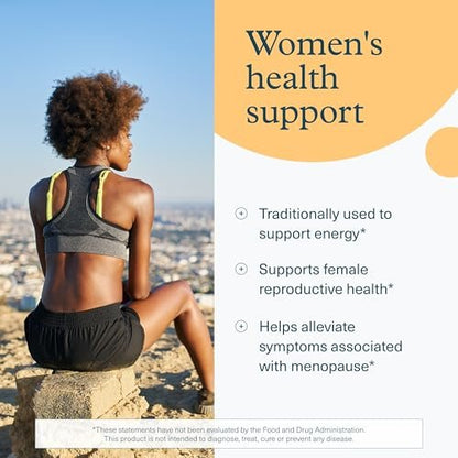 Youtheory Maca-Wurzel für Frauen – Vegane Energie- & Wechseljahre-Unterstützung mit peruanischem Ginseng – Premium-Nahrungsergänzung für Frauen – Laktose-, Soja- & Glutenfrei – 120 vegane Kapseln