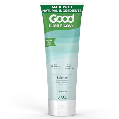 Good Clean Love Balance pH-ausgeglichene Intimwaschlotion für Frauen, sanfte Reinigung, reduziert Trockenheit & Geruch, 237 ml