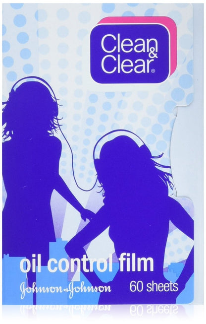 Clean & Clear Öl-Kontroll-Tücher, ölabsorbierende Blätter, 60 Blatt (3er-Pack)