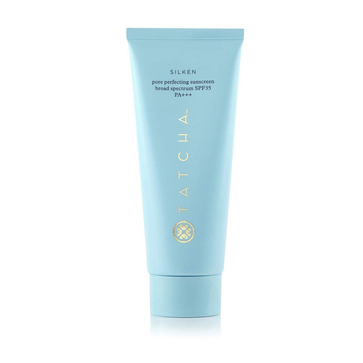 Tatcha Silken Pore Perfecting Sonnenschutz SPF 35 | Leichter Sonnenschutz mit mattem Finish und UVA/UVB-Schutz, 60 ml