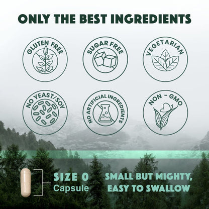 Natural Rhythm Triple Calm Magnesium Komplex – 120 Kapseln, chelatiertes Magnesiumglycinat, -taurat & -malat, hoch bioverfügbar, für Schlaf, Stress, Muskeln & Herz, Nicht-GVO, Vegan