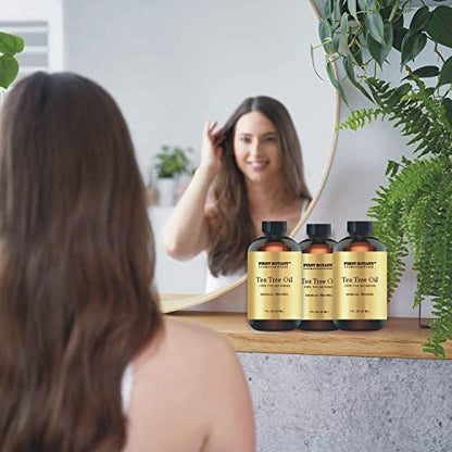 100% reines australisches Teebaumöl von First Botany – 30 ml mit hohem Terpinen-Gehalt zur Bekämpfung von Akne, Nagelproblemen und Schuppen