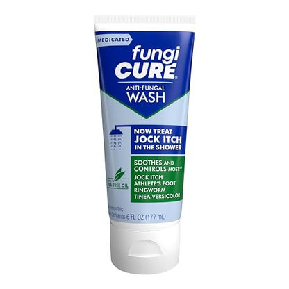 FUNGICURE Medicated Anti-Fungal Jock Itch Wash, 6 Fl Oz - Wirksame Behandlung gegen Juckreiz und Pilzinfektionen