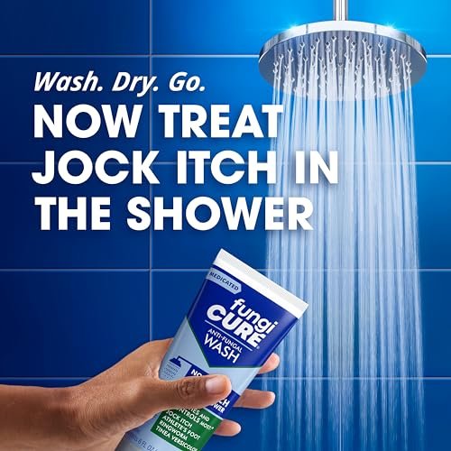 FUNGICURE Medicated Anti-Fungal Jock Itch Wash, 6 Fl Oz - Wirksame Behandlung gegen Juckreiz und Pilzinfektionen