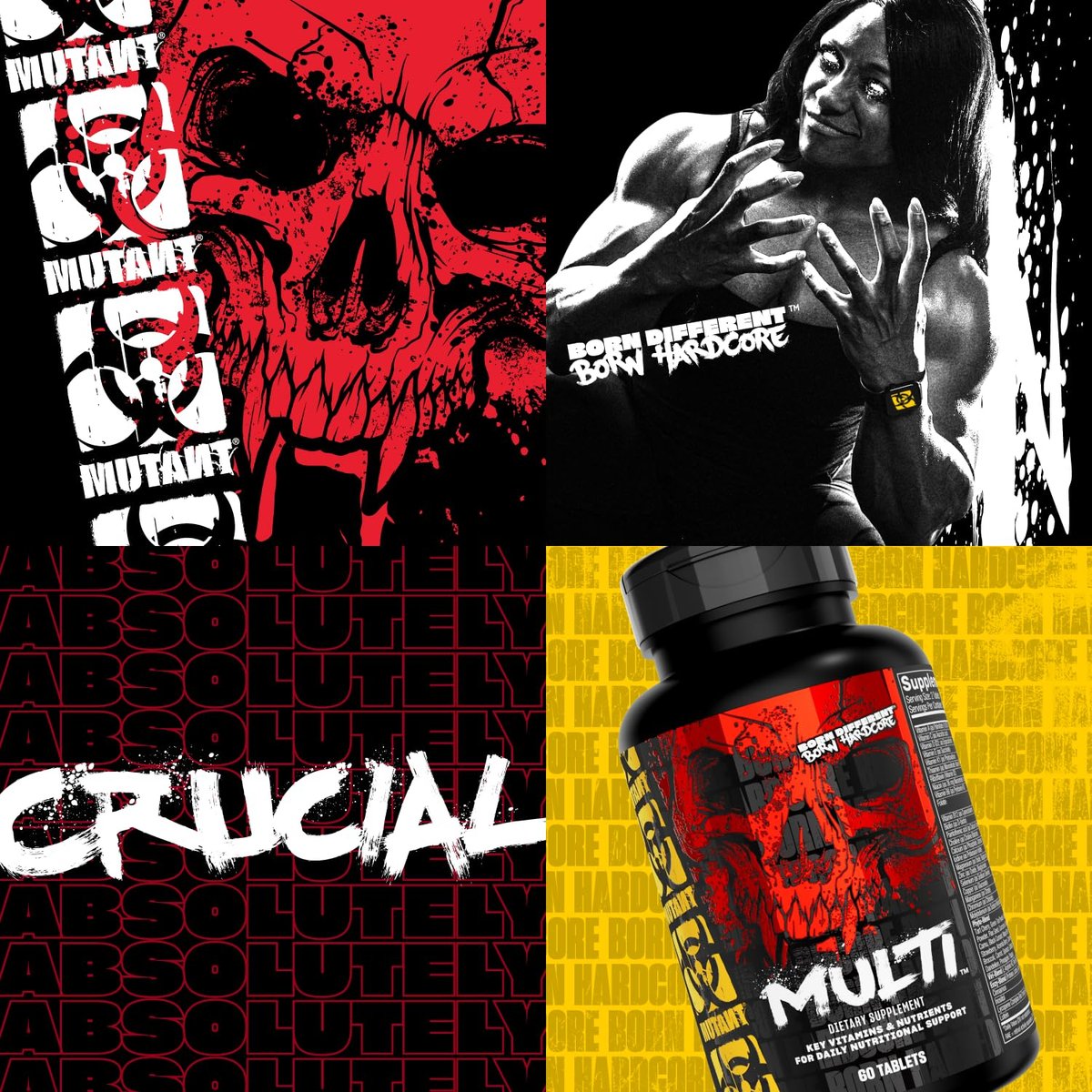 Mutant Multi - Hochwirksame Vitamine mit über 75 Inhaltsstoffen für intensives Krafttraining, 60 Tabletten