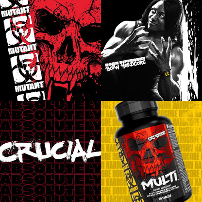 Mutant Multi - Hochwirksame Vitamine mit über 75 Inhaltsstoffen für intensives Krafttraining, 60 Tabletten