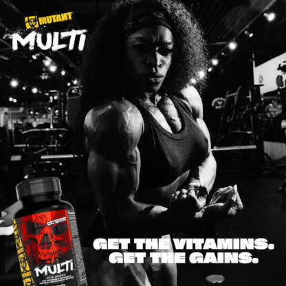 Mutant Multi - Hochwirksame Vitamine mit über 75 Inhaltsstoffen für intensives Krafttraining, 60 Tabletten