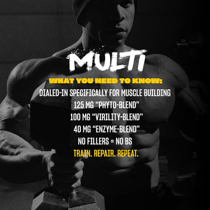 Mutant Multi - Hochwirksame Vitamine mit über 75 Inhaltsstoffen für intensives Krafttraining, 60 Tabletten