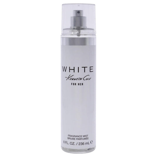 Kenneth Cole White for Her Body Mist für Frauen – Frischer, fruchtiger Duft mit Mandarine, Vanille, Moschus und Orchidee, langanhaltend, 8 Fl oz