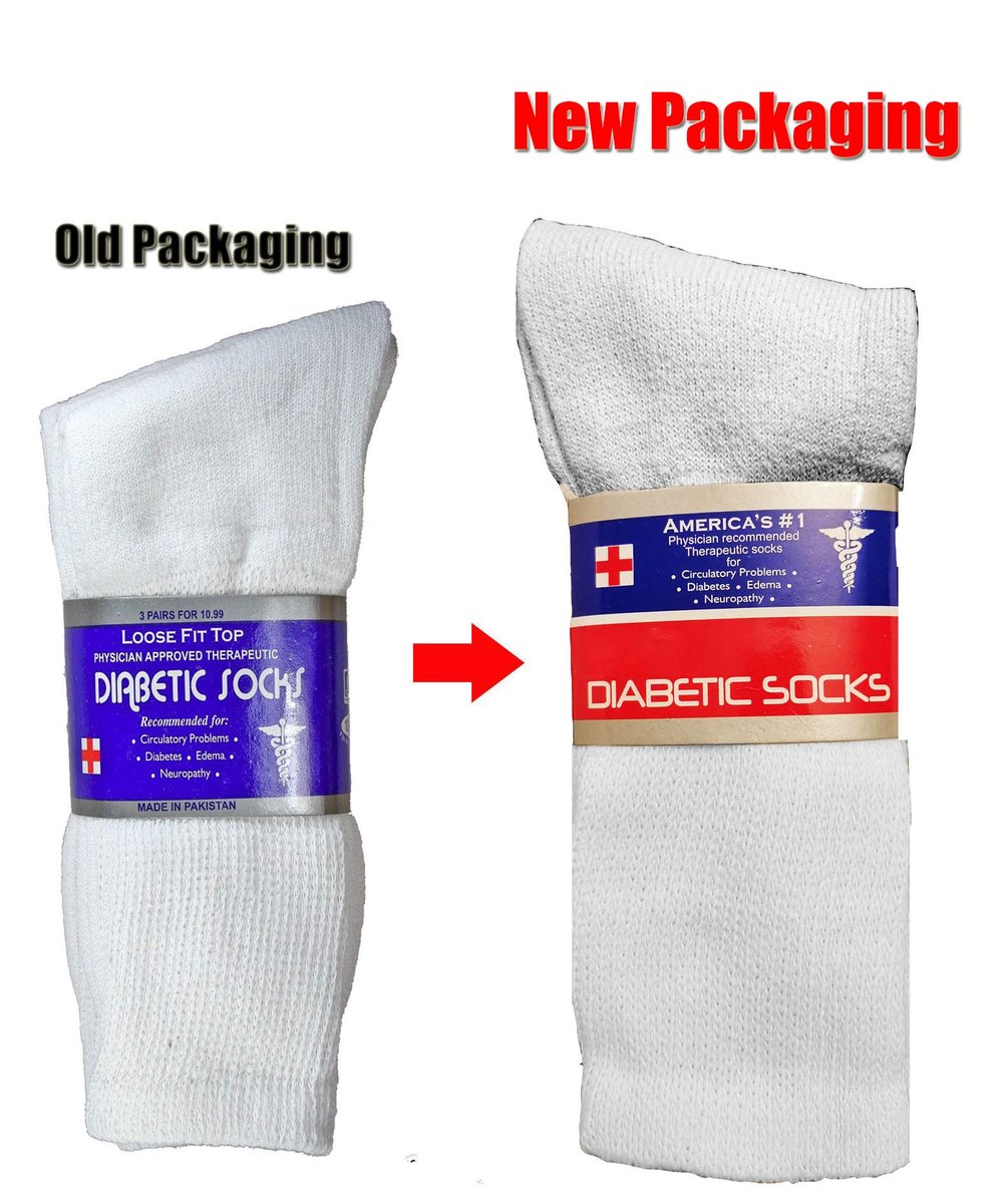 L&M LM 12 Paar Diabetiker-Sportsocken Unisex 9-11, 10-13, 13-15 Schwarz Grau Weiß (10-13, Weiß)