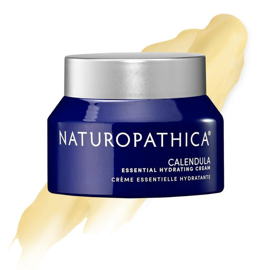 Naturopathica Calendula Essential Hydrating Cream – Beruhigende Gesichtsfeuchtigkeitscreme für trockene und empfindliche Haut, tägliche Pflege für Männer und Frauen, 50 ml