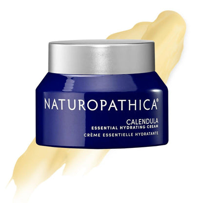 Naturopathica Calendula Essential Hydrating Cream – Beruhigende Gesichtsfeuchtigkeitscreme für trockene und empfindliche Haut, tägliche Pflege für Männer und Frauen, 50 ml