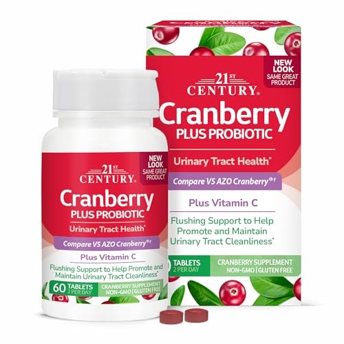 21st Century Cranberry Plus Probiotische Tabletten, 60 Stück