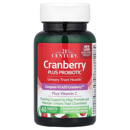 21st Century Cranberry Plus Probiotische Tabletten, 60 Stück