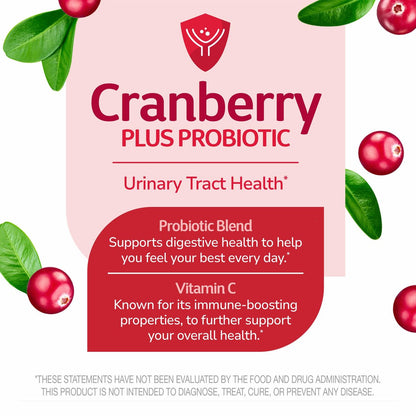 21st Century Cranberry Plus Probiotische Tabletten, 60 Stück