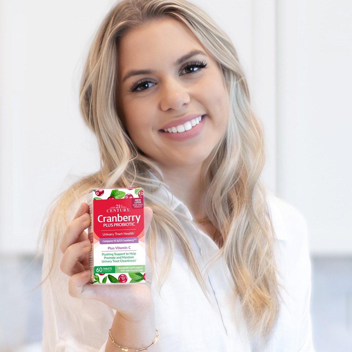 21st Century Cranberry Plus Probiotische Tabletten, 60 Stück