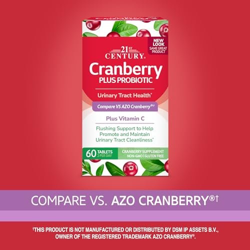 21st Century Cranberry Plus Probiotische Tabletten, 60 Stück
