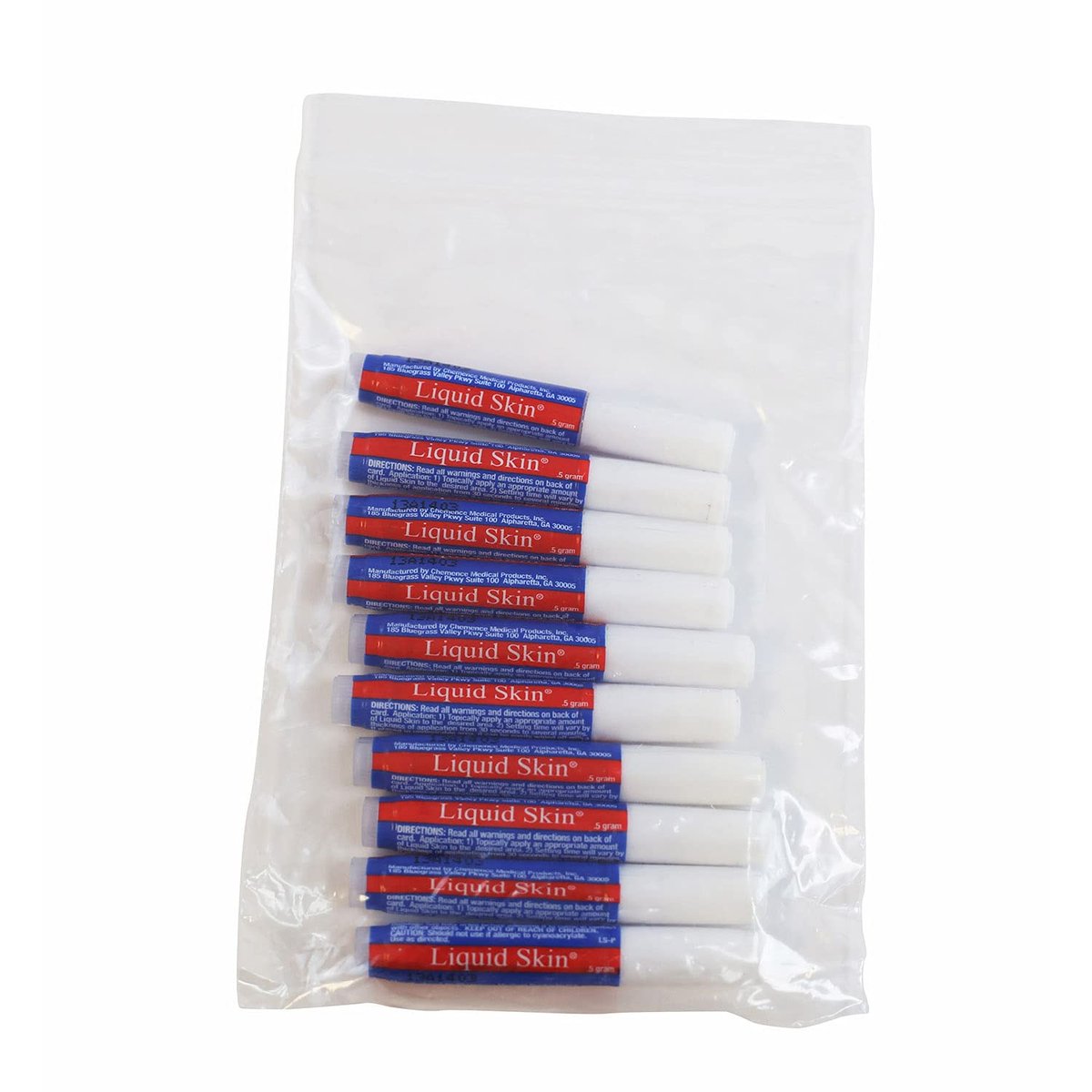 Medique Liquid Skin Bandage 10er-Pack – Transparenter Silikon-Wundversiegelung für Schnelle Heilung