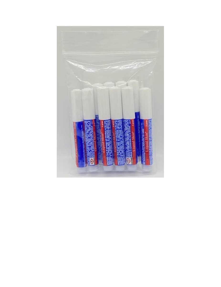 Medique Liquid Skin Bandage 10er-Pack – Transparenter Silikon-Wundversiegelung für Schnelle Heilung