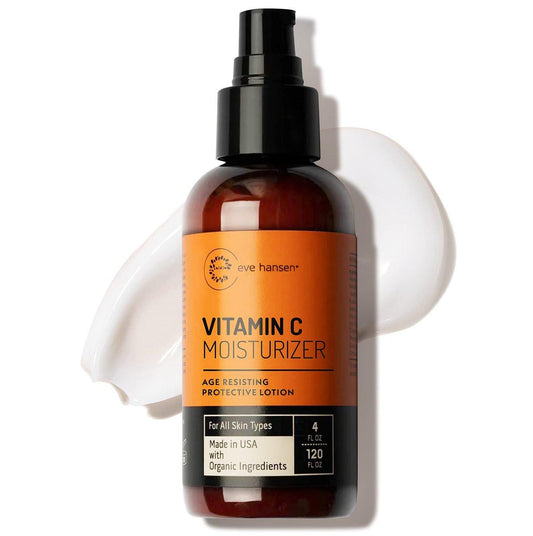 Eve Hansen Vitamin C Gesichtscreme - Leichte Feuchtigkeitscreme mit Vitamin B, Grüntee, Jojobaöl - Tierversuchsfrei & natürliche Inhaltsstoffe - 118 ml