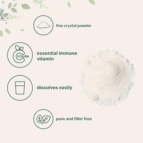 Micro Ingredients Reines Vitamin C Pulver, 2,2 Pfund (1 kg) | Ungeschmackvolles Ascorbinsäure-Präparat | Vitamine für Frauen und Männer | Nicht-GVO, glutenfrei