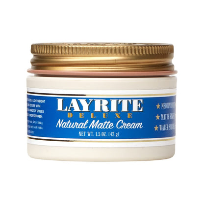 Layrite Natural Matte Cream 1,5 oz – Stylingcreme für matte Looks