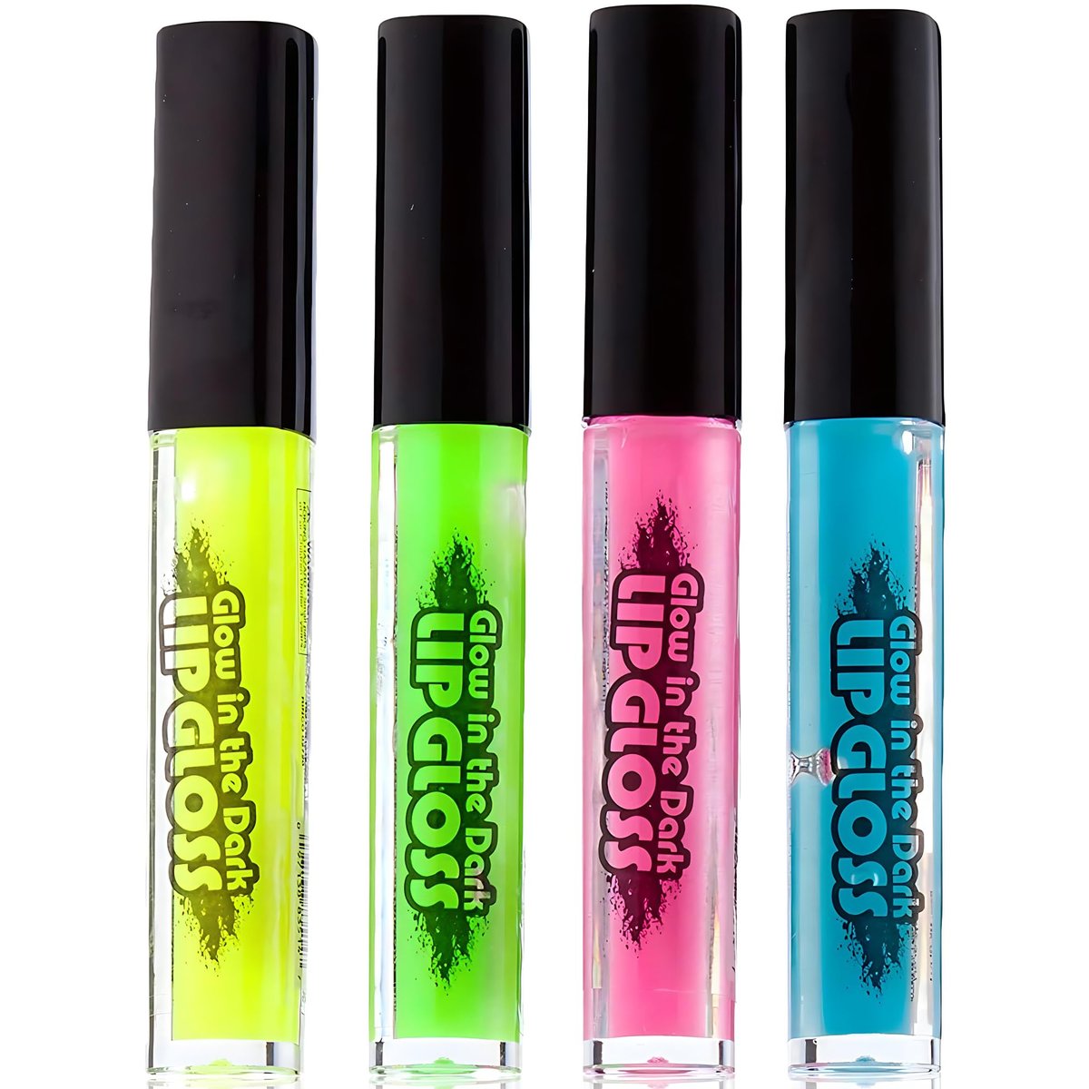 Leuchtender Lippenstift im Dunkeln – Assorted Color Glow In The Dark Lip Gloss (4er-Pack)