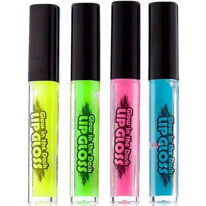Leuchtender Lippenstift im Dunkeln – Assorted Color Glow In The Dark Lip Gloss (4er-Pack)