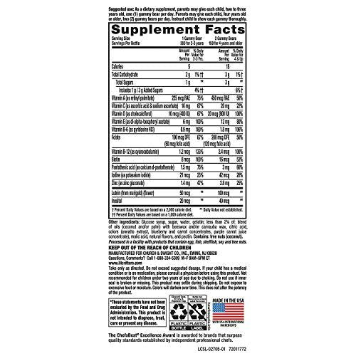 L'il Critters Gummy Vites Kinder Multivitamin Gummibärchen, 300 Stück