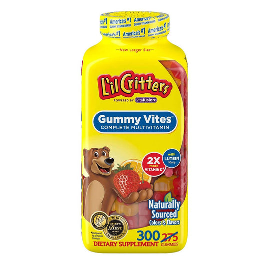 L'il Critters Gummy Vites Kinder Multivitamin Gummibärchen, 300 Stück