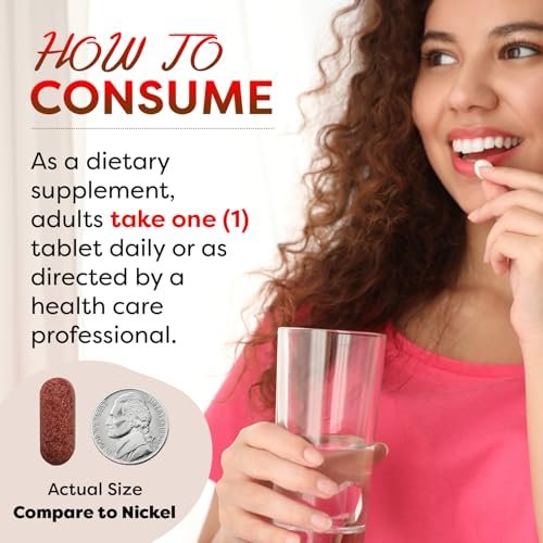 Best Naturals Rote Hefe Reis 1200 mg – 60 Tabletten (Citrinin-frei)