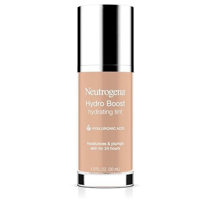 Neutrogena Hydro Boost Hydrating Tint Foundation für trockene Haut mit Hyaluronsäure, ölfreies Wasser-Gel, nicht komedogen, Farbton 030 Buff, 30 ml