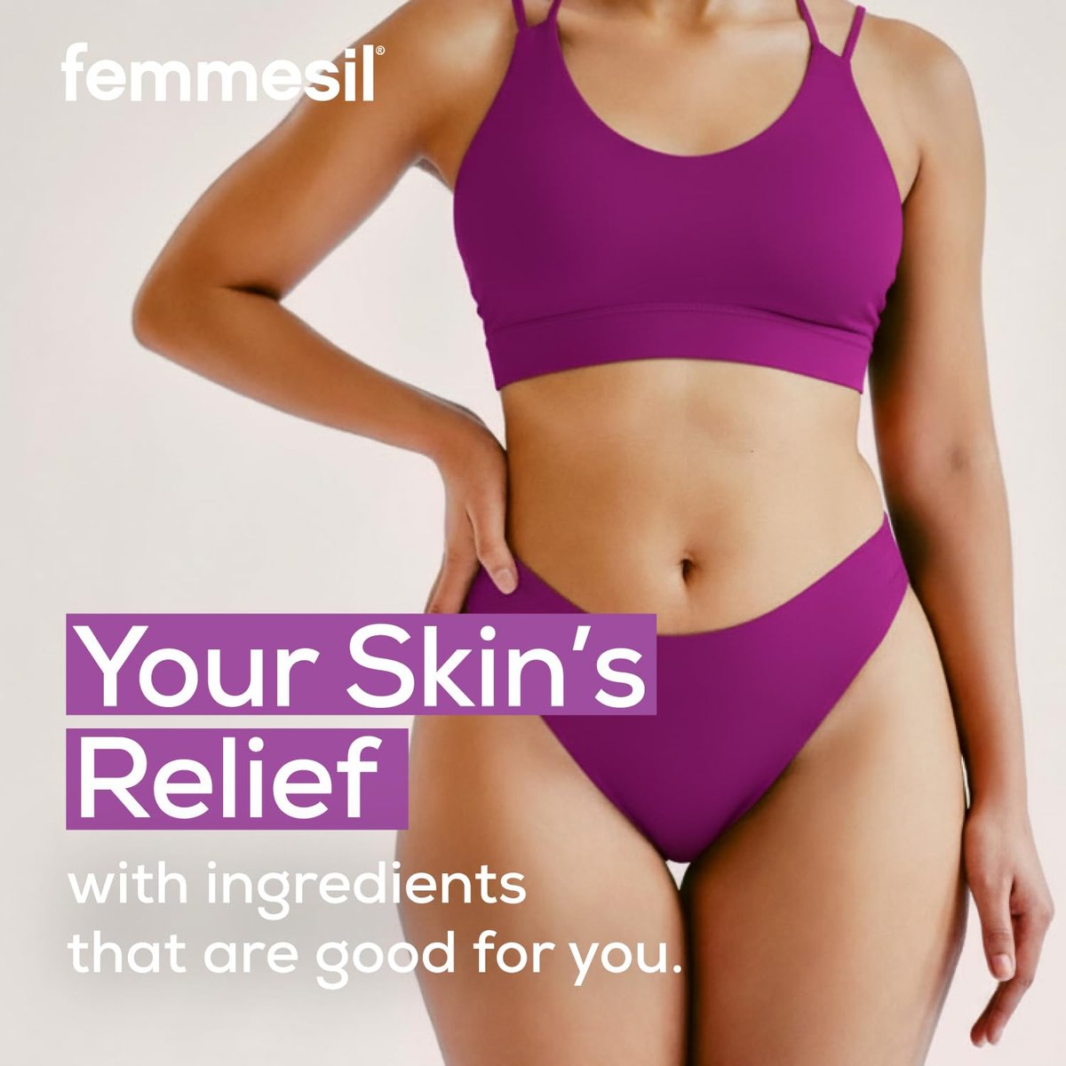 Femmesil Pilzinfektion Behandlung für Frauen mit Clotrimazol, Antimykotische Vaginalcreme zur Linderung von Juckreiz, Brennen und Unbehagen, 48 g Tube