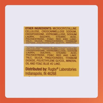 Rugby Ferrous Sulfat 325 mg Tabletten – Eisenpräparat für Frauen und Männer – 100 Stück (3er-Pack)