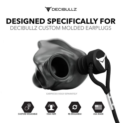Decibullz Custom Earplug Lanyard – Verlustschutz für Ihre individuellen Ohrstöpsel